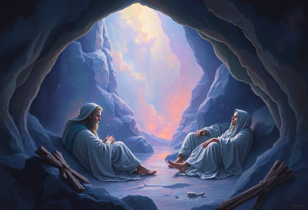 أصحاب الكهف نائمون في الكهف